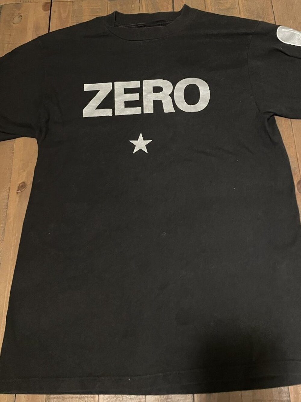 Vintage 90s Smashing Pumpkins Zero T Shirt Giant Tultex Tag Size L Black 1996
